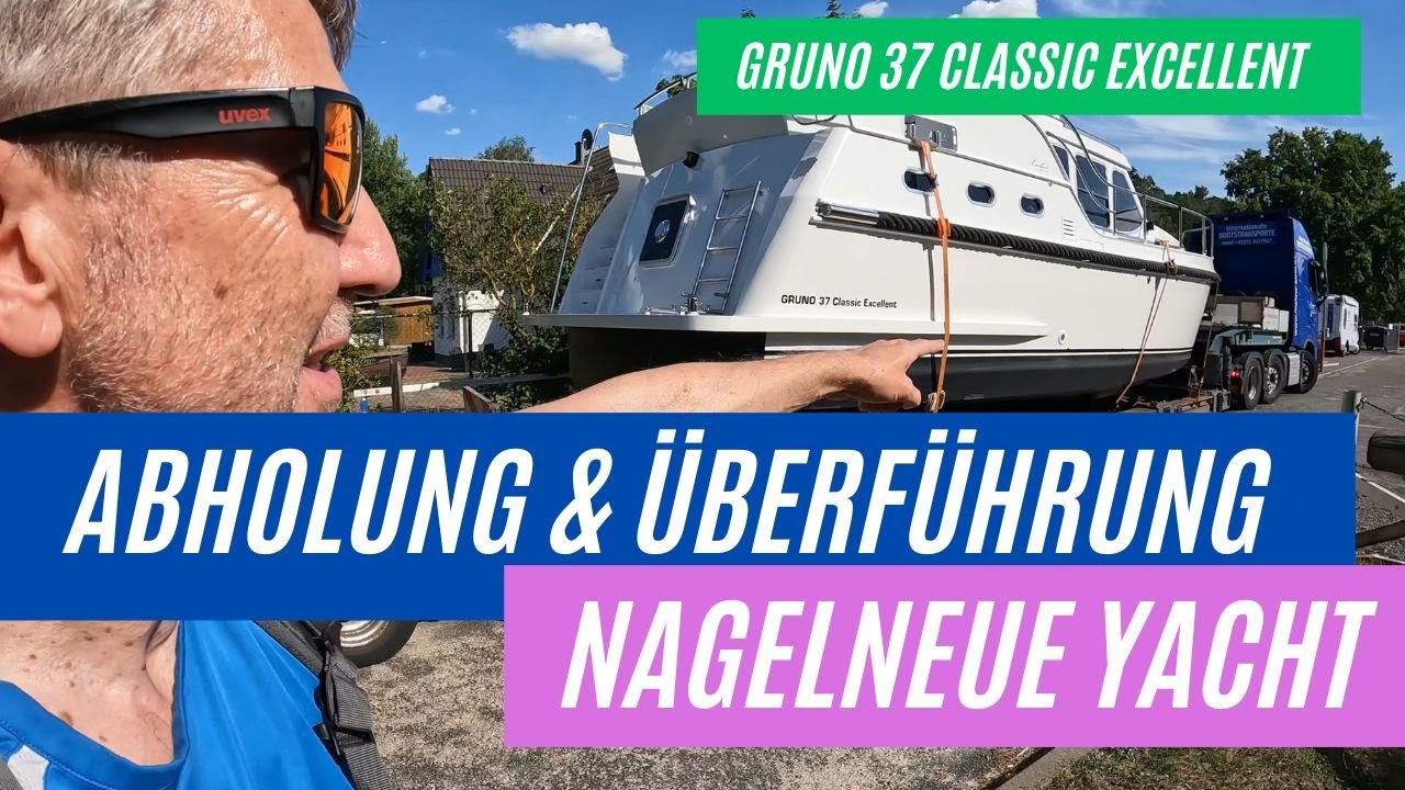 Abholung des neuen Schiffs: Steuerstand eines Stahlverdrängers — Thumbnail